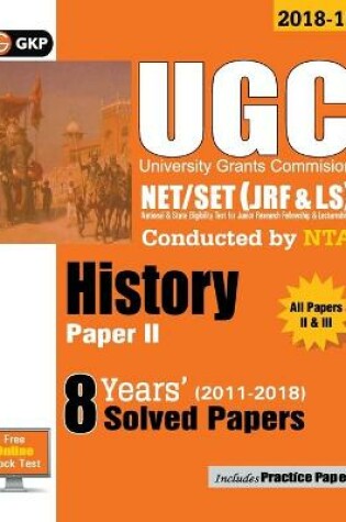 Cover of UGC Net/Set (Jrf & Ls) Paper II History 8 Years Solved Papers 2011-18