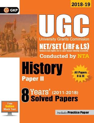 Book cover for UGC Net/Set (Jrf & Ls) Paper II History 8 Years Solved Papers 2011-18