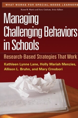 Cover of Managing Challenging Behaviors in Schools