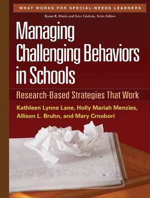 Book cover for Managing Challenging Behaviors in Schools