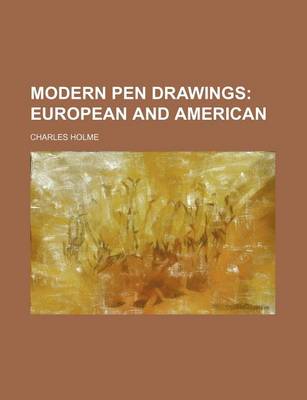 Book cover for Modern Pen Drawings; European and American