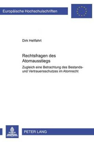 Cover of Rechtsfragen Des Atomausstiegs