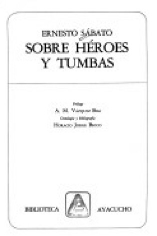 Cover of Sobre Heroes y Tumbas