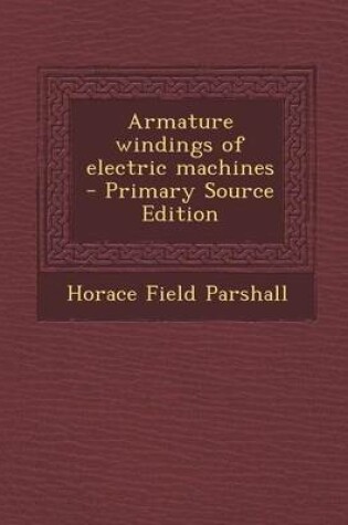 Cover of Armature Windings of Electric Machines