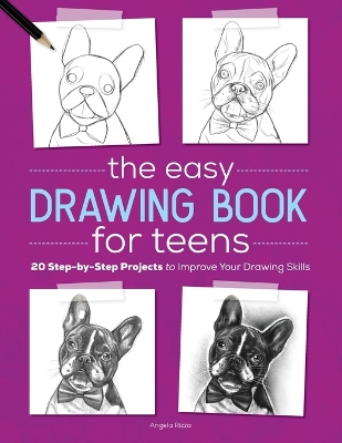 Book cover for The Easy Drawing Book for Teens