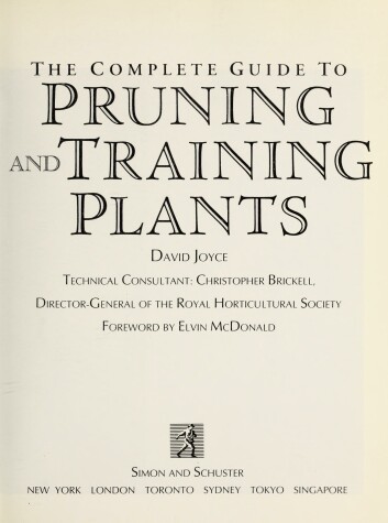 Book cover for The Complete Guide to Pruning and Training Plants