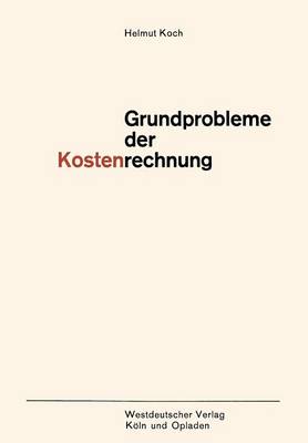 Book cover for Grundprobleme der Kostenrechnung