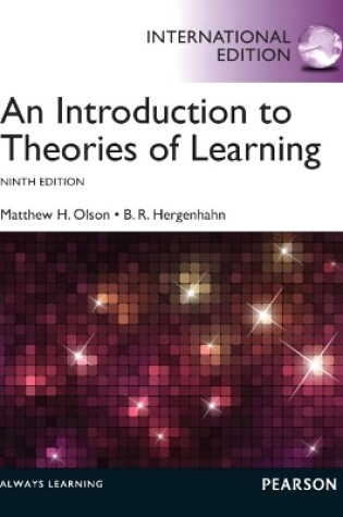 Cover of An Introduction to the Theories of Learning