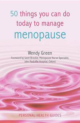 Book cover for 50 Things You Can Do Today to Manage Menopause