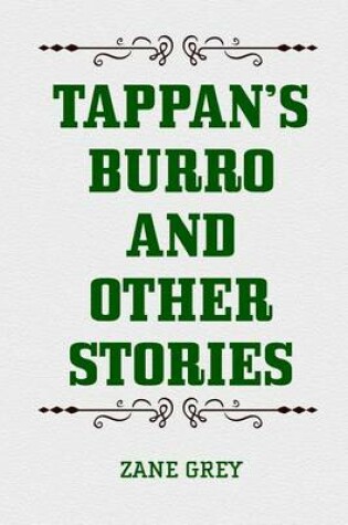Cover of Tappan's Burro and Other Stories