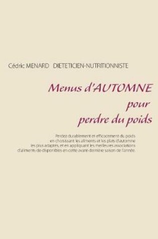 Cover of Menus d'automne pour perdre du poids