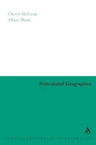 Cover of Postcolonial Geographies