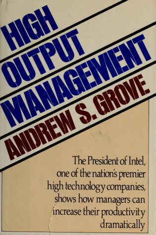 Cover of High Output Management