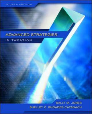 Book cover for Advanced Strategies in Taxation