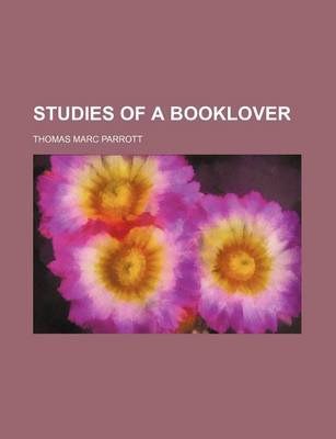 Book cover for Studies of a Booklover