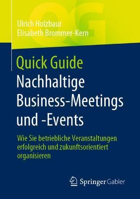 Cover of Quick Guide Nachhaltige Business-Meetings und -Events