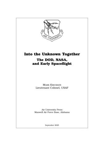 Book cover for Into the Unknown Together