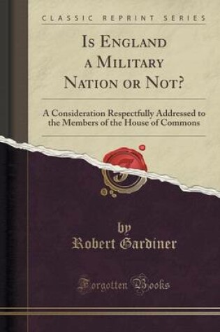 Cover of Is England a Military Nation or Not?