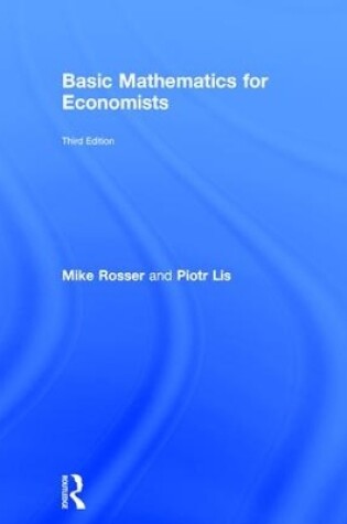 Cover of Basic Mathematics for Economists