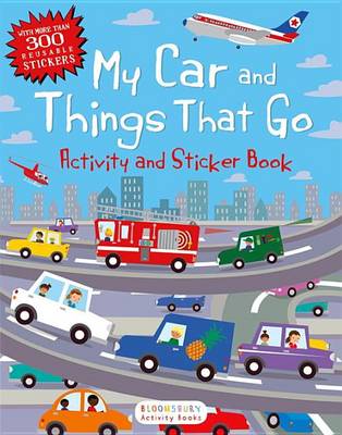 Book cover for My Car and Things That Go Activity and Sticker Book