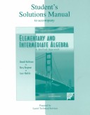 Book cover for Student's Solutions Manual for Use with Elementary and Intermediate Algebra