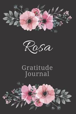 Book cover for Rosa Gratitude Journal