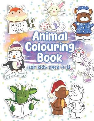 Book cover for Animal Colouring Book