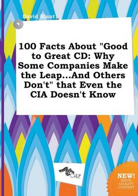 Book cover for 100 Facts about Good to Great CD