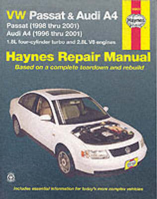 Book cover for VW Passat and Audi A4 Automotive Repair Manual