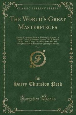 Cover of The World's Great Masterpieces, Vol. 5