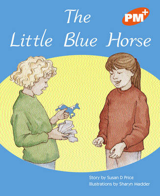 Book cover for The Little Blue Horse