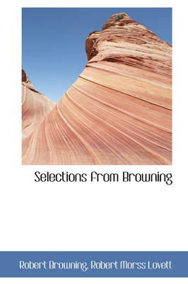 Book cover for Selections from Browning