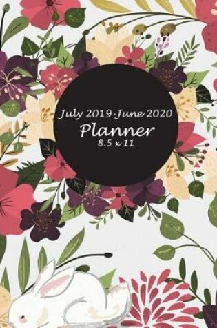 Cover of July 2019-June 2020 Planner 8.5 x 11