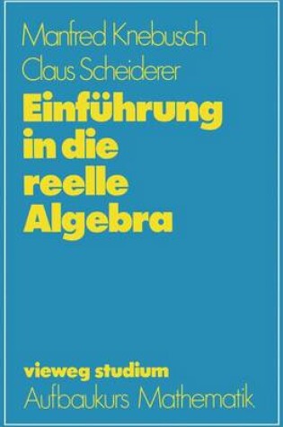 Cover of Einfuhrung in die reelle Algebra