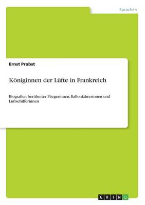 Book cover for Koeniginnen der Lufte in Frankreich