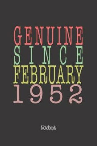 Cover of Genuine Since February 1952