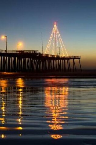 Cover of A Christmas Tree on the Pier Coastal Holiday Journal