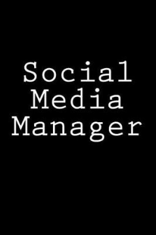 Cover of Social Media Manager