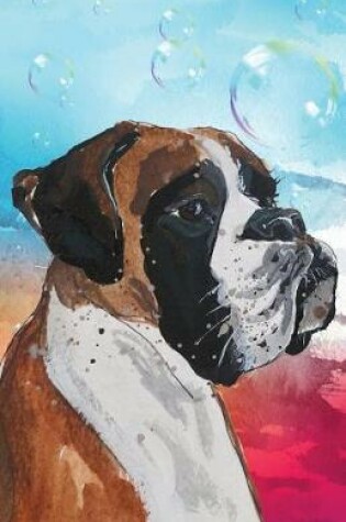 Cover of Bullet Journal for Dog Lovers Boxer