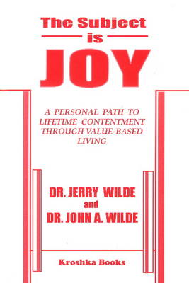 Book cover for Subject is Joy