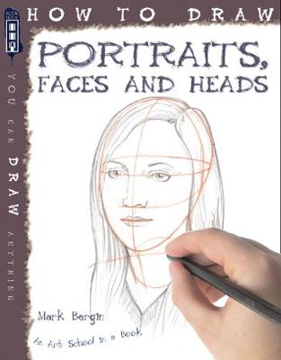 Book cover for How To Draw Portraits, Faces And Heads