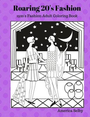 Book cover for Roaring 20's Fashion Coloring Book