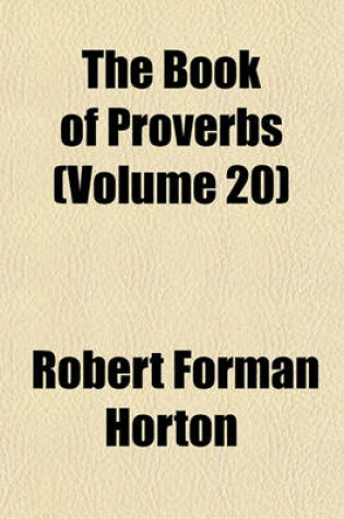 Cover of The Book of Proverbs (Volume 20)