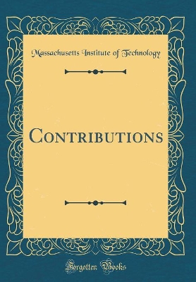 Book cover for Contributions (Classic Reprint)