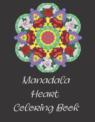 Book cover for Mandala Hearts Coloring Book