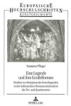 Book cover for Eine Legende Und Ihre Erzaehlformen