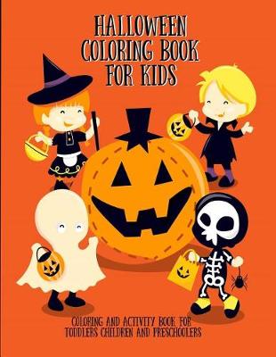 Book cover for Halloween Coloring Book for Kids