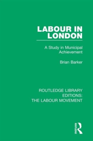 Cover of Labour in London