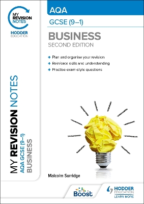 Book cover for My Revision Notes: AQA GCSE (9-1) Business Second Edition