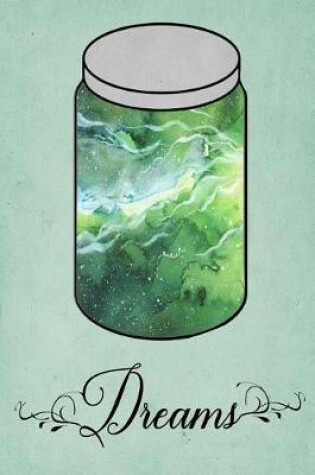 Cover of Dream Journal - Bright Green Watercolor Dream Jar (Green)